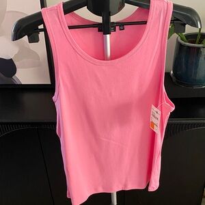 Bright Pink Sleeveless Top